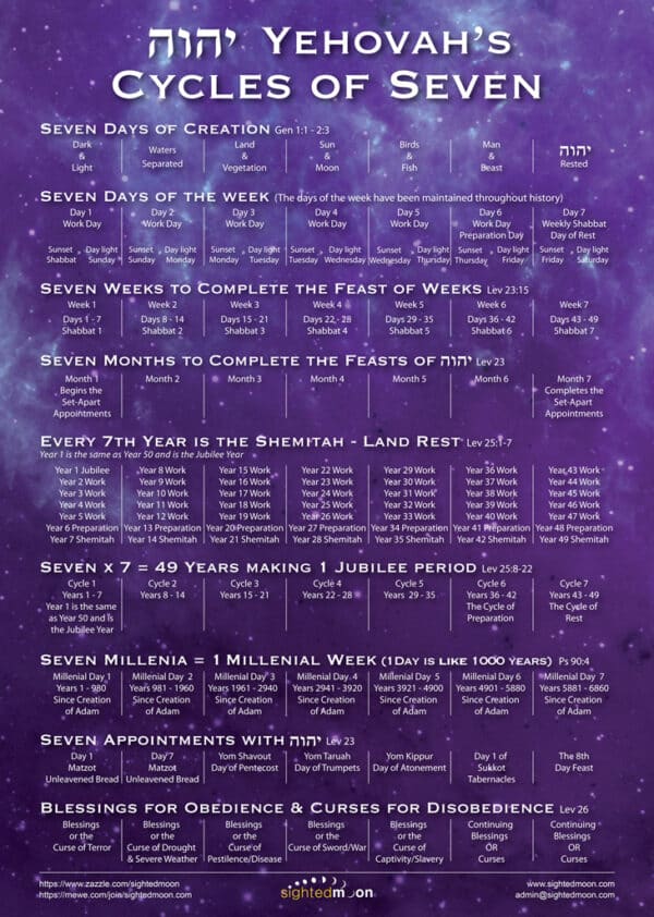 Yehovah's - Cycles of Seven - Purple