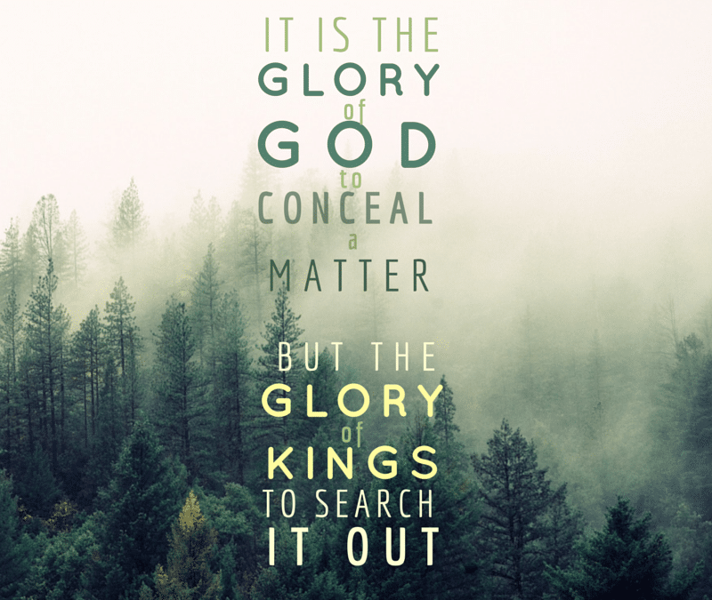 The Glory of Yahweh and The Glory of Kings