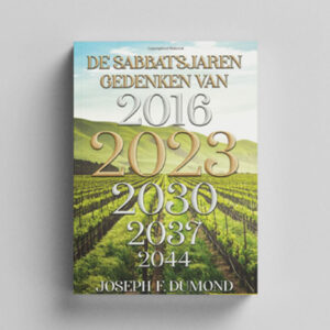 De Sabbatsjaren Gedenken Van 2016 - eBook