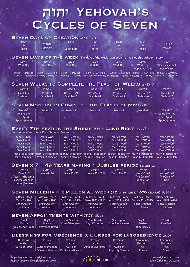 Yehovah's - Cycles of Seven - Purple